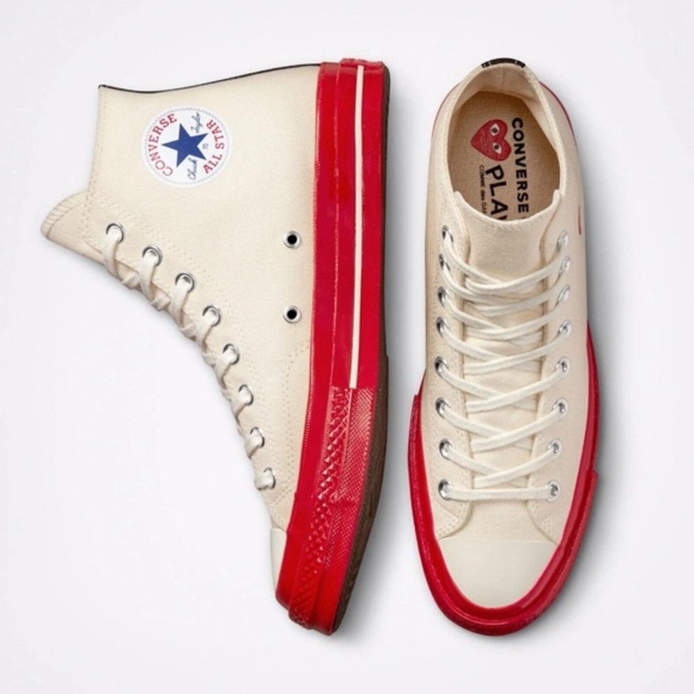 Sneakers with Red Heart Design - Picture 4 of 12